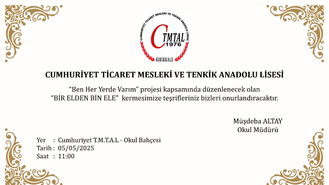 2025 Mayıs Ayı Kermes Etkinliğimiz